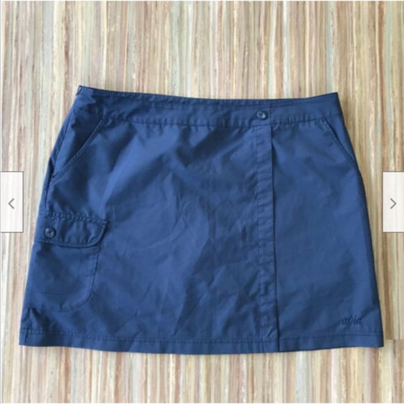 Avia Navy Blue Golf Tennis Skort with Cargo Pocket Skirt with Built In Shorts - Picture 1 of 6
